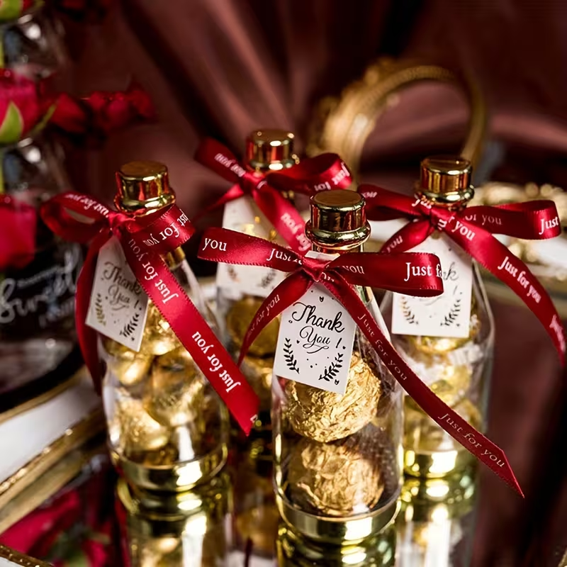 Lembrança Garrafinha Criativa com Ferrero Rocher