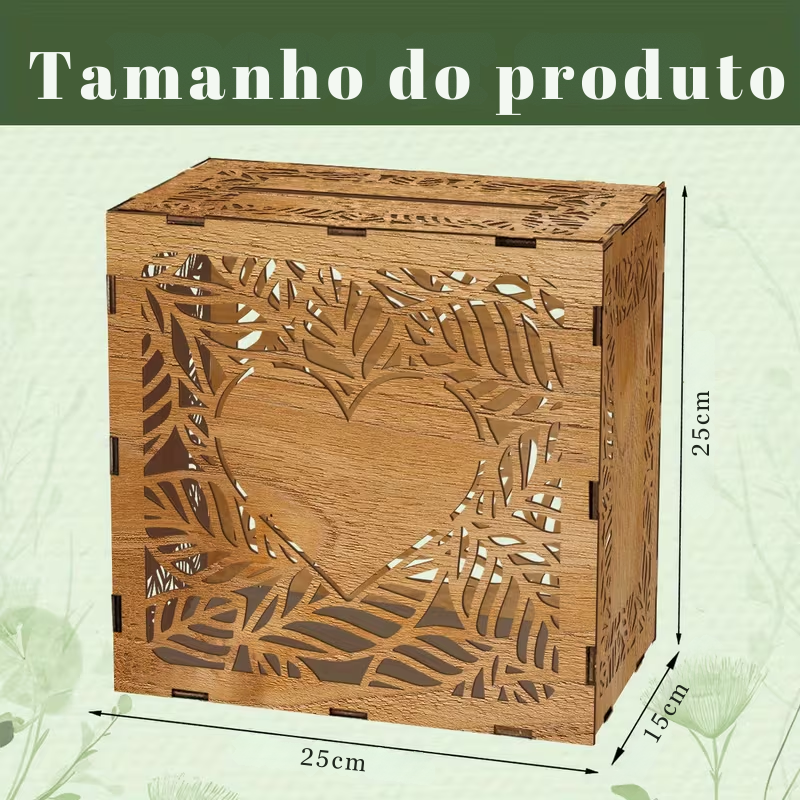 Caixa Envelopes Madeira