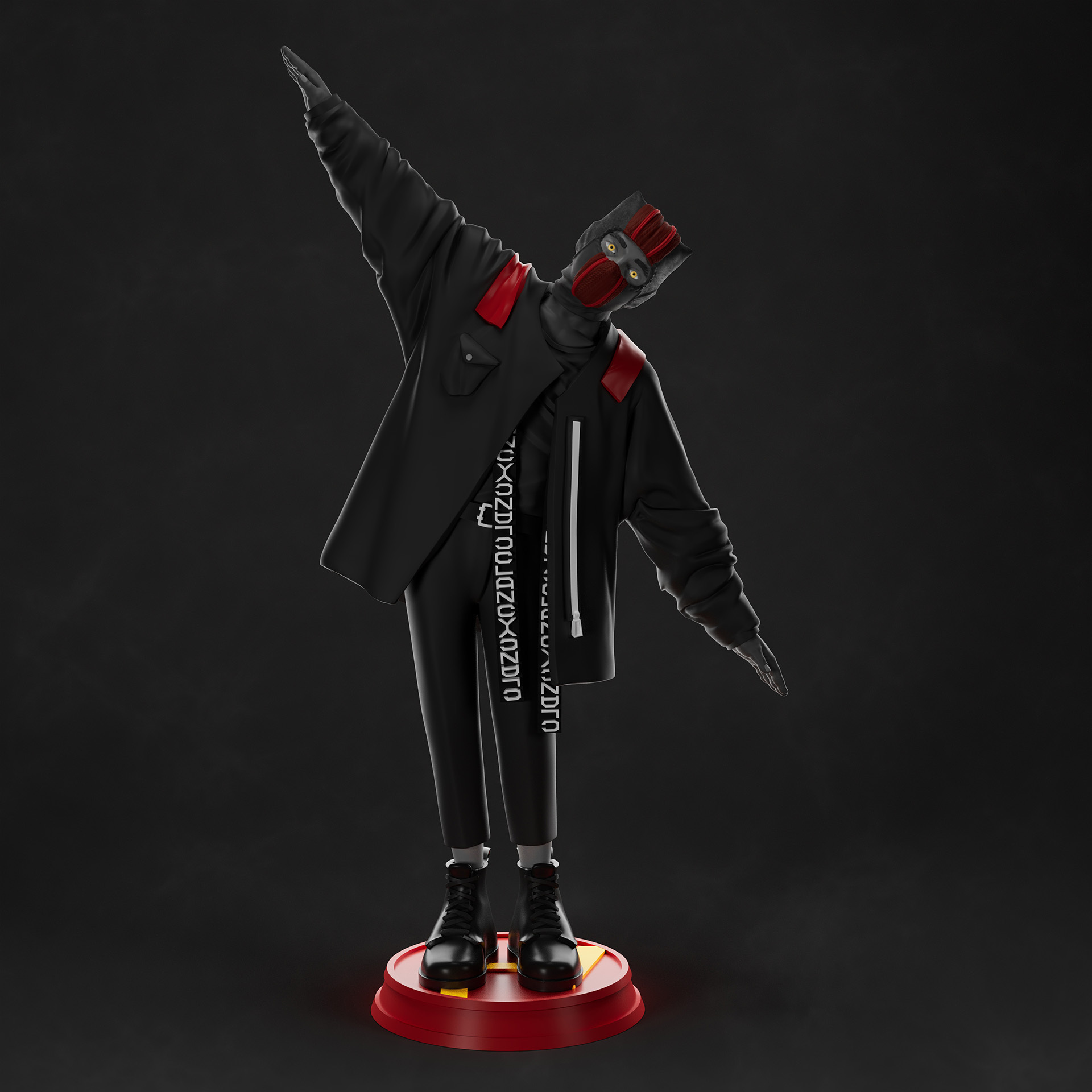 Clancy - Twenty One Pilots - Serviço de Impressão 3D - Peças Personalizadas Sob Encomenda