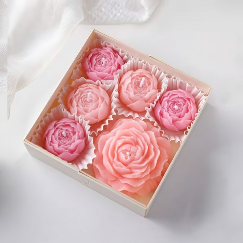 Lembrança Conjunto de Velas Florais