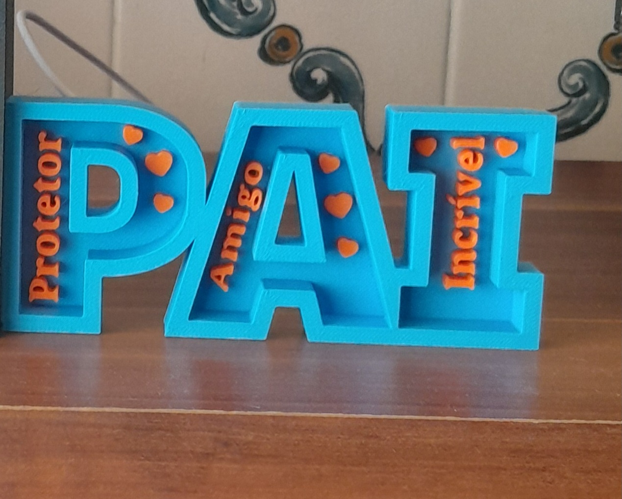 Letra Decorativa -  PAI Personalizado