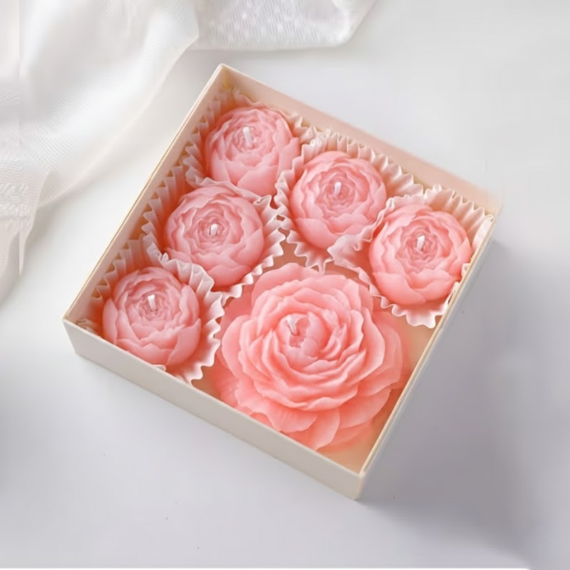 Lembrança Conjunto de Velas Florais