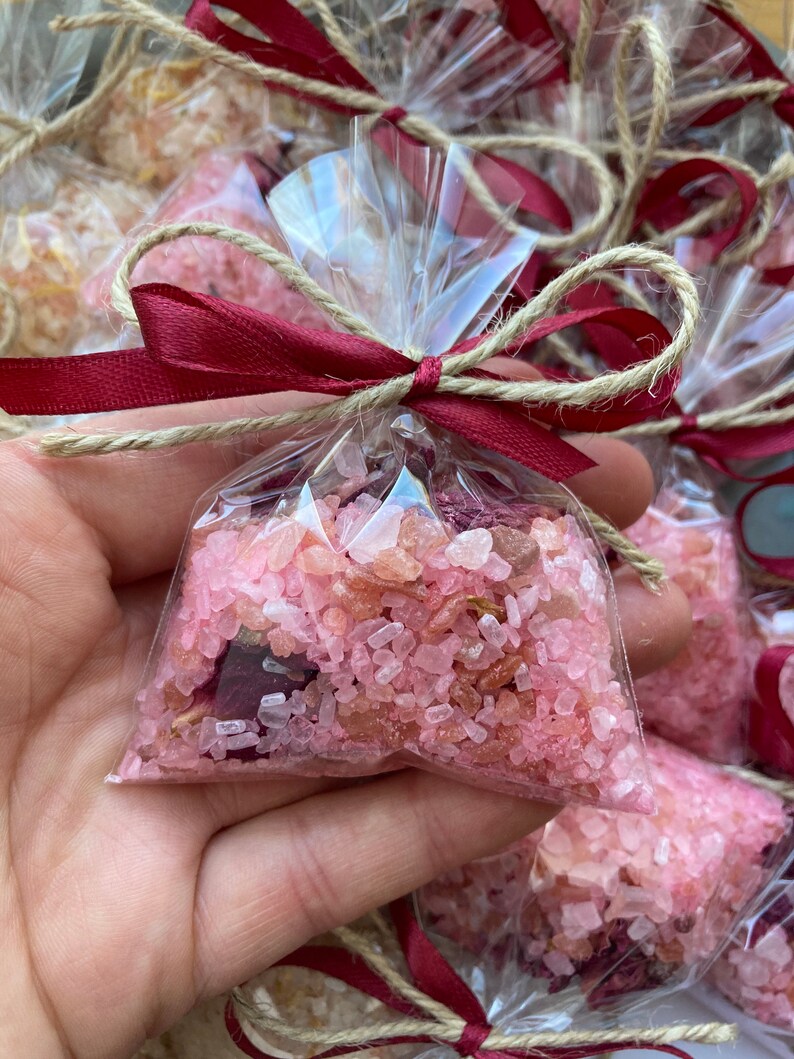 Lembrança Sal de Banho de Rosas