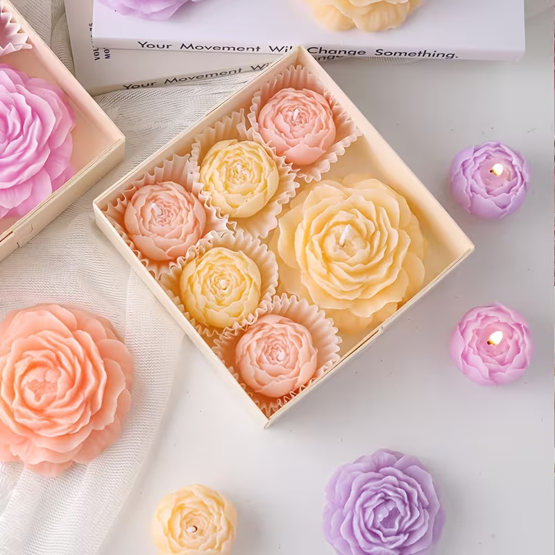 Lembrança Conjunto de Velas Florais