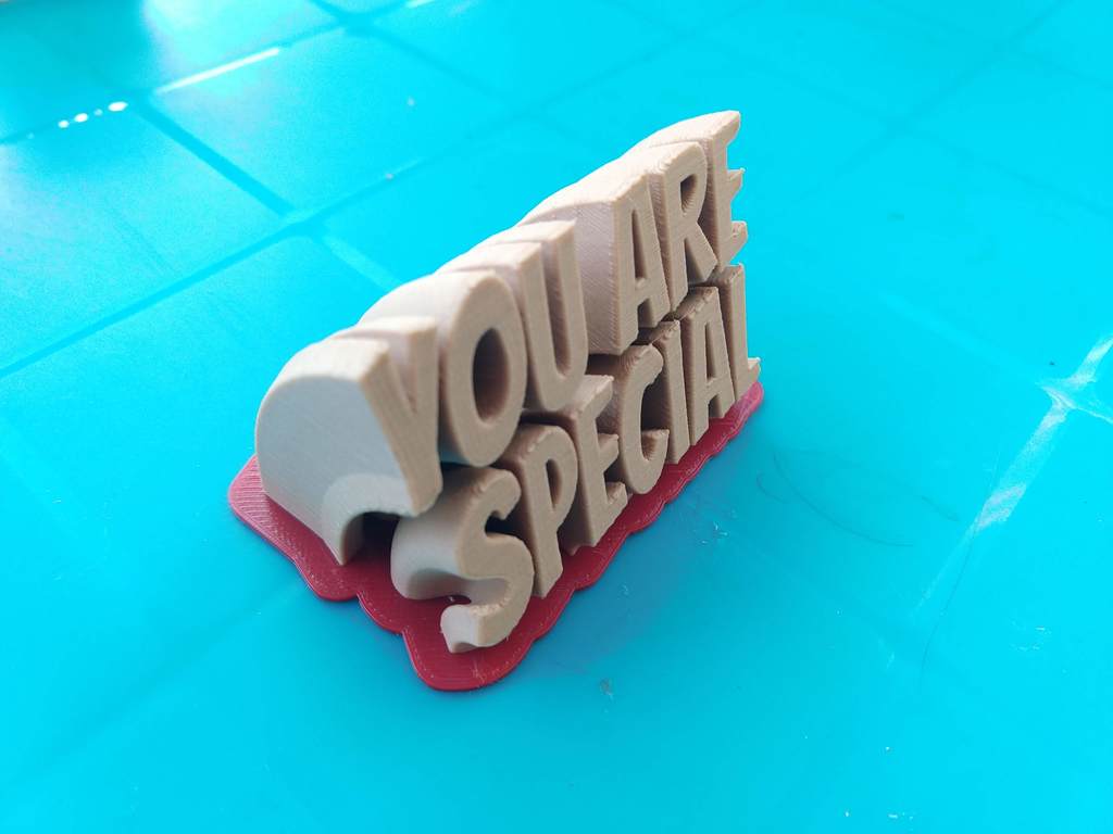 Placa de Nome Personalizada - Design Curvo (2 Linhas)