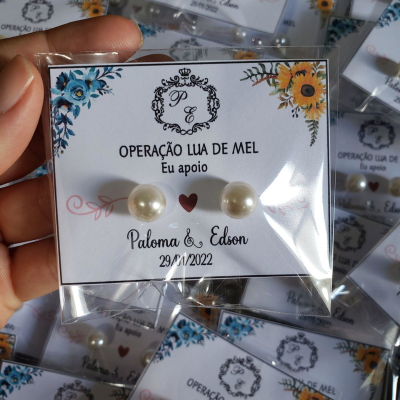 Lembrança Brincos de Pérola