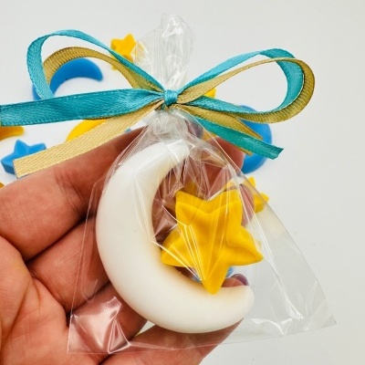 Lembrança Sabonetes Lua + Estrela