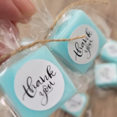 Lembrança Mini Sabonetes Cubos