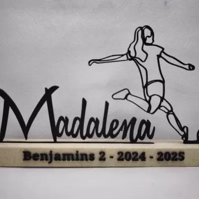 Placa Personalizada Jogador(a) de Futebol