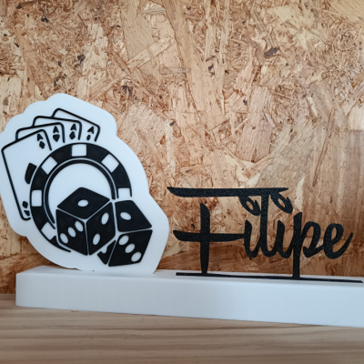 Placa Personalizada de Pôquer