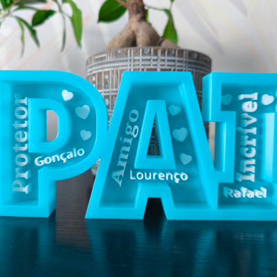 Letra Decorativa -  PAI Personalizado