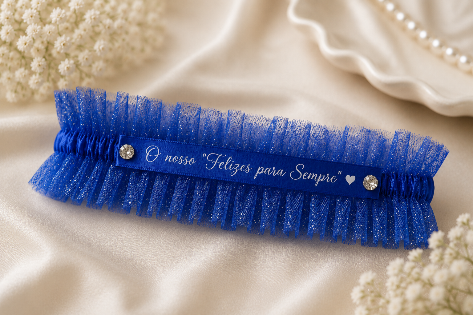 Liga para Noiva Personalizada em Tule Liga para Noiva Personalizada em Tule