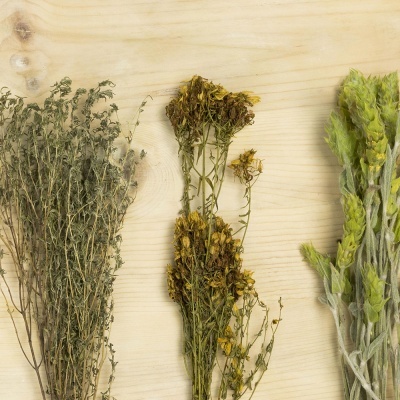 ERVAS SECAS PARA INFUSÃO, CULINÁRIA