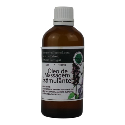 Óleo de massagem estimulante