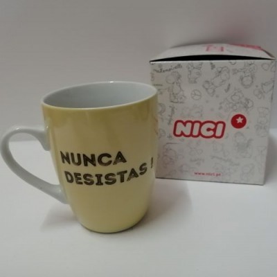 Caneca Nici Nunca Desistas
