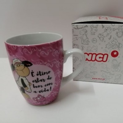 Caneca Nici É Ótimo Estar de Bem com a Vida