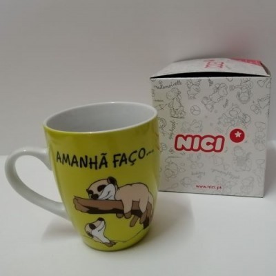Caneca Nici Amanhã Faço...