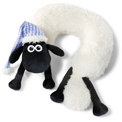 Nici - almofada de pescoço ovelha choné 26x 2x9 cm