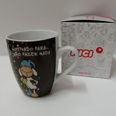 Caneca Nici Motivado Para Não Fazer Nada