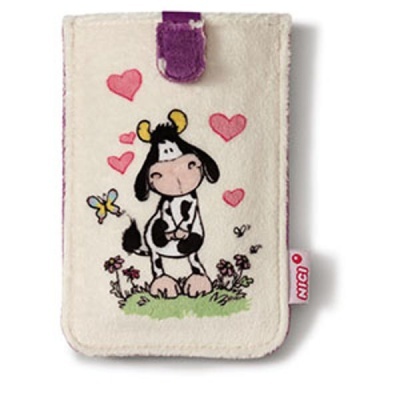 Nici - bolsa p/ telemovel vaca 10x15,5cm