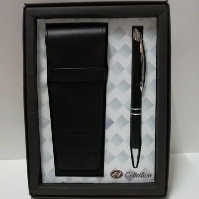 Conjunto Caneta + Estojo