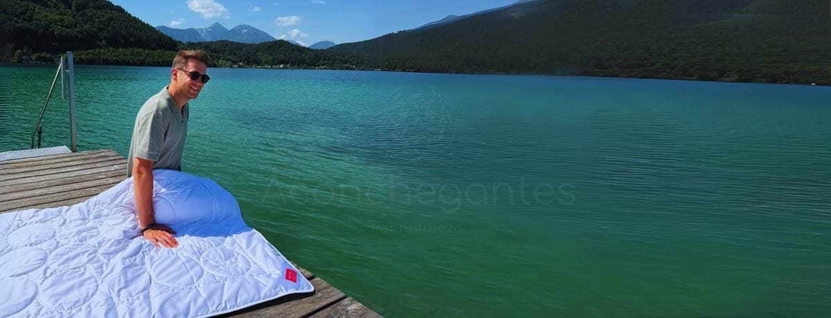 Por que dormir com um edredão... no verão