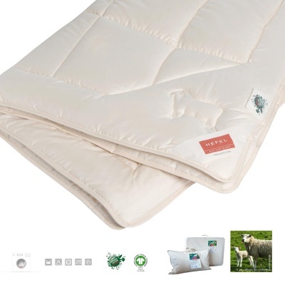Edredão HEFEL BIO WOOL 260x240 cm - Conforto Clássico, Biológico, Natural Edredão HEFEL BIO WOOL 260x240 cm - Conforto Clássico, Biológico, Natural