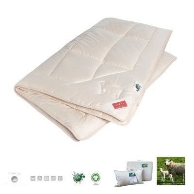 Edredão HEFEL BIO WOOL 260x240 cm - Conforto Clássico, Biológico, Natural Edredão HEFEL BIO WOOL 260x240 cm - Conforto Clássico, Biológico, Natural