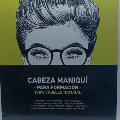 Cabeça Formação 100% Natural Girl Wild Brown 45cm