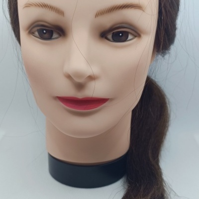 Cabeça Formação 100% Natural Girl Wild Brown 45cm