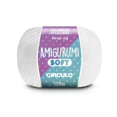 Amigurumi Soft 8001 Branco
