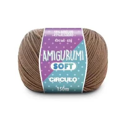 Amigurumi Soft 7625 Castanha