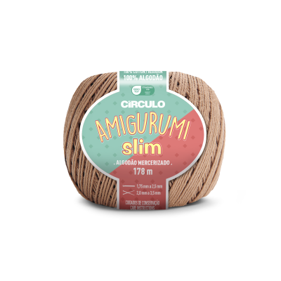 Amigurumi Slim 7625 Castanha
