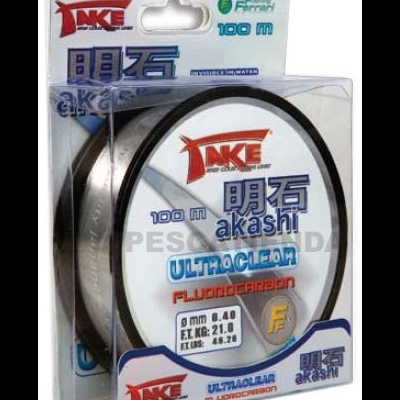 Linha Fishing Ferrari Akashi Fluocarbon Ultraclear