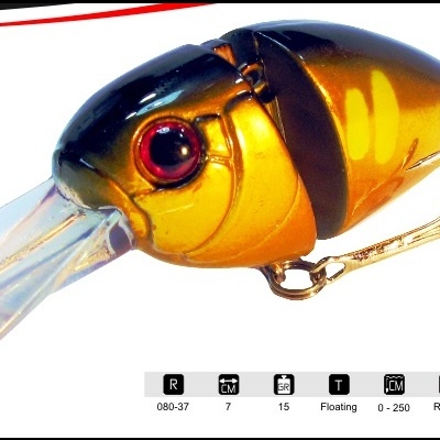 Amostra Awa-Shima Crank Charlie Soldier 7cm