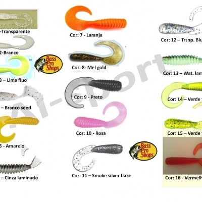 Amostra minhoca  Bass Pro Shops  Grub