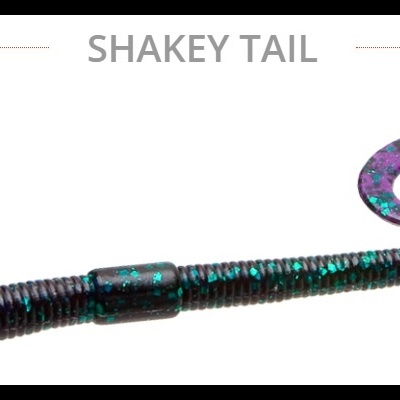 Amostra Vinil  Minhoca Zoom ® Shakey Tail 038