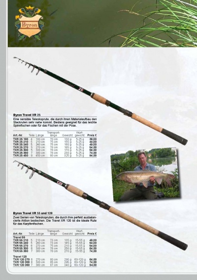 Cana Pesca Byron Travel XR