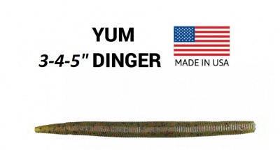 Amostra Vinil Yum Senko Dinger 3", 4" e 5"