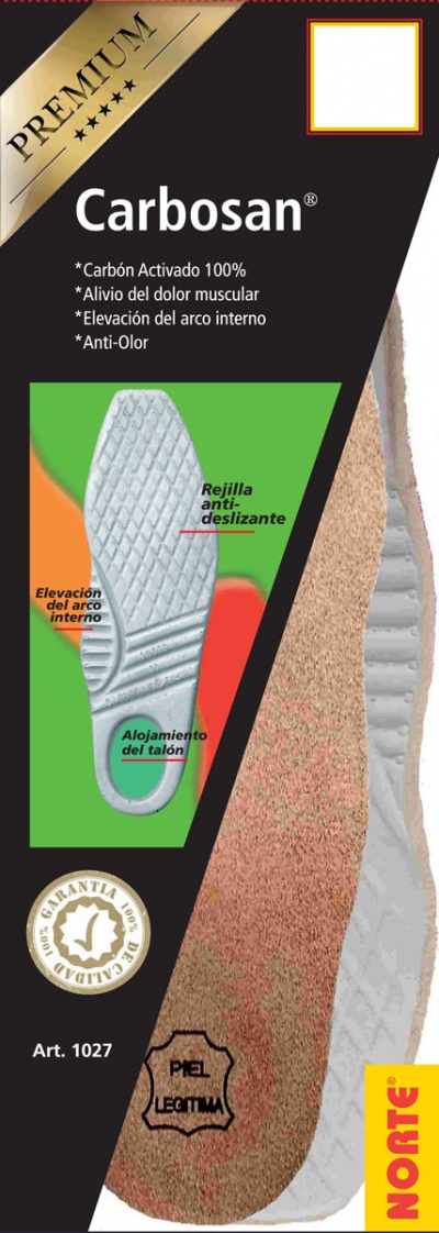Palmilhas Norte Carbosan 100% Confort