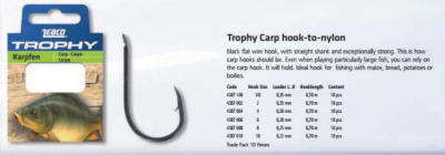 Anzóis Empatados Zebco Trophy Carpa