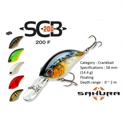 Amostra Sakura Crank SCB 200F e 400F