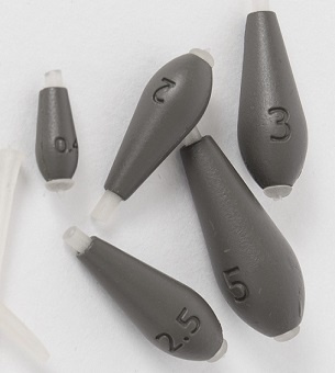 Chumbo Olivetes calibragem 0.4g a 24g.