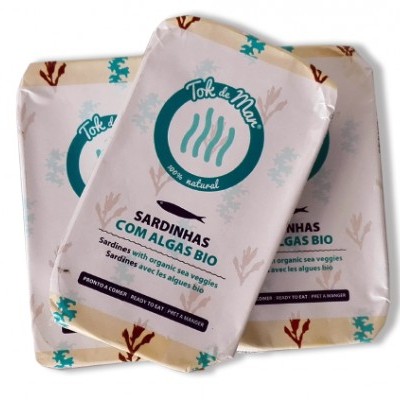 Conserva de sardinha com algas em azeite, 120g