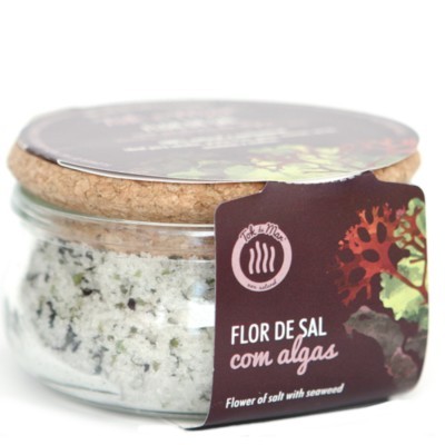Flor de Sal com Mistura de Algas, 150g