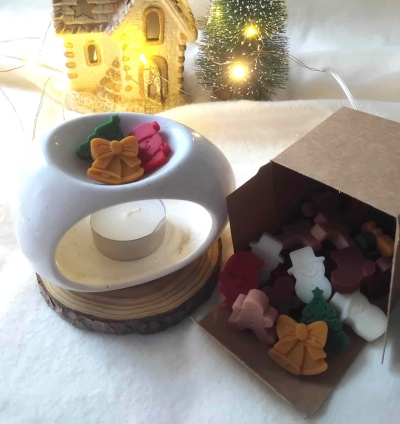 Kit Difusor + Wax melts "Encanto de Natal"