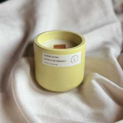Vela Limão e Framboesa