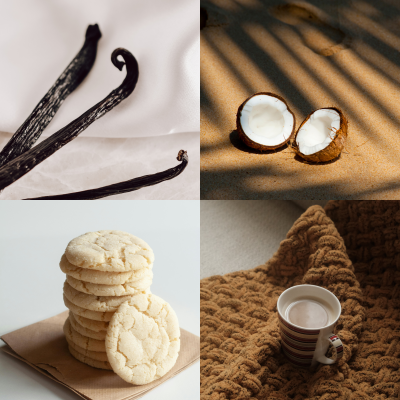 Vela Baunilha e Coco