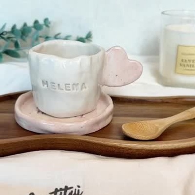 Charlotte | Chávena de Café com Pires