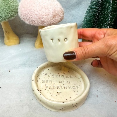 Conjunto Café Nápoles Versão Tios/Madrinhas/Padrinhos (Personalizado e pronto para envio) Conjunto Café Nápoles Versão Tios/Madrinhas/Padrinhos (Personalizado e pronto para envio)